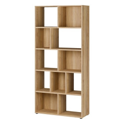 Regał z półkami otwarty Orkney OKYR721 dąb mauvella