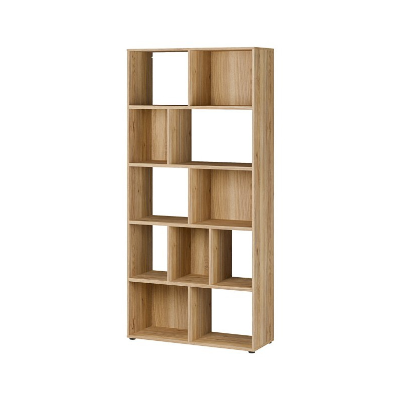 Regał z półkami otwarty Orkney OKYR721 dąb mauvella