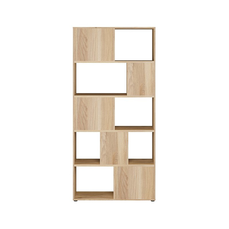 Regał z półkami otwarty Orkney OKYR721 dąb mauvella