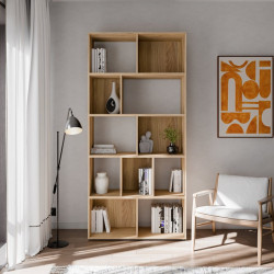 Regał z półkami otwarty Orkney OKYR721 dąb mauvella