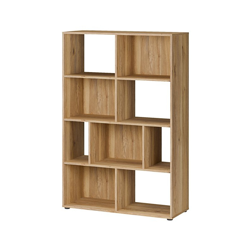 Regał z półkami otwarty Orkney OKYR421 dąb mauvella