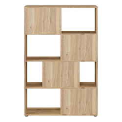 Regał z półkami otwarty Orkney OKYR421 dąb mauvella