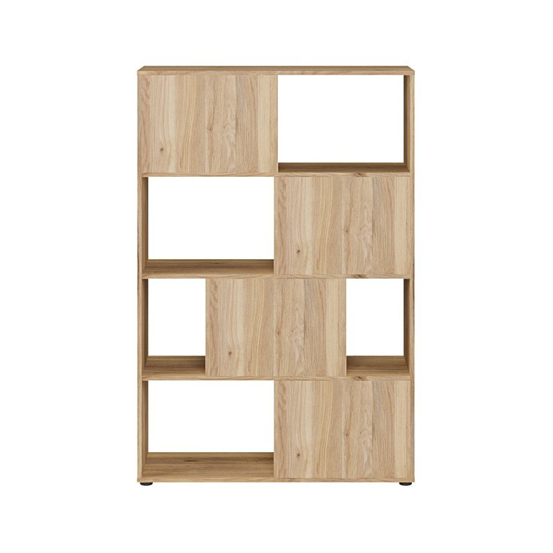 Regał z półkami otwarty Orkney OKYR421 dąb mauvella