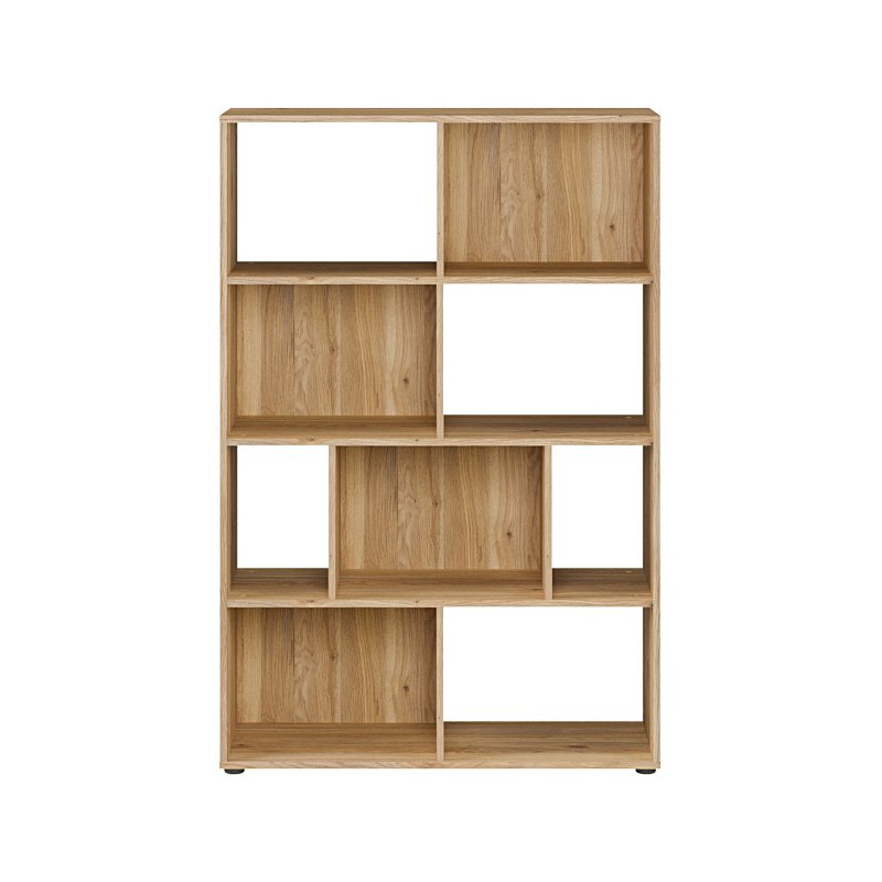 Regał z półkami otwarty Orkney OKYR421 dąb mauvella