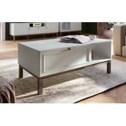 Stolik kawowy z szufladą 110x60 cm Penkridge CFTT5175L secret grey/dąb szlachetny