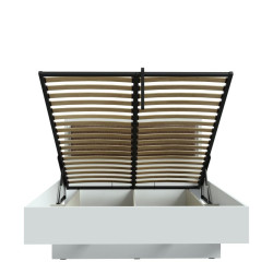 Łóżko z pojemnikiem 160x200 Penkridge PQRL4162 secret grey/dąb szlachetny