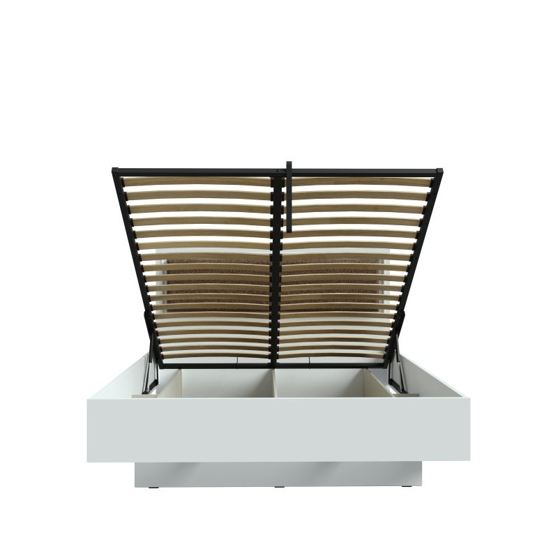 Łóżko z pojemnikiem 160x200 Penkridge PQRL4162 secret grey/dąb szlachetny