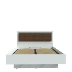 Łóżko z pojemnikiem 160x200 Penkridge PQRL4162 secret grey/dąb szlachetny