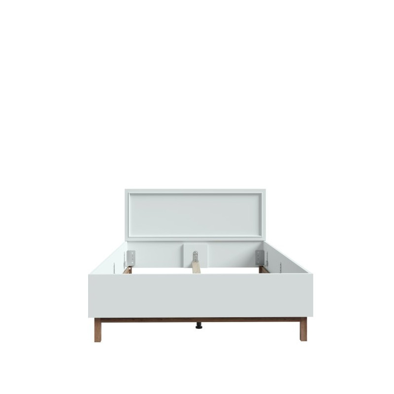 Łóżko 135x190 Penkridge PQRL2148 secret grey/dąb szlachetny