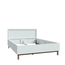 Łóżko 150x200 Penkridge PQRL2158 secret grey/dąb szlachetny