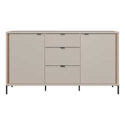 Duża komoda do salonu 160 cm Seravel SVLK231 piaskowy