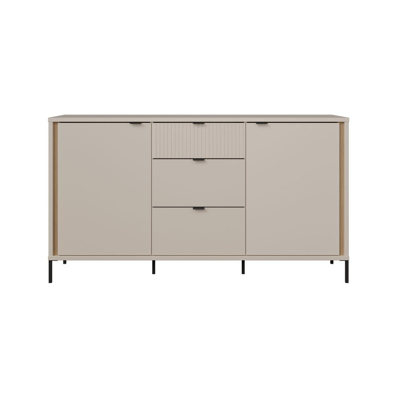 Duża komoda do salonu 160 cm Seravel SVLK231 piaskowy