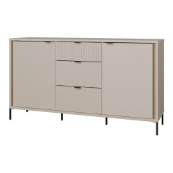 Duża komoda do salonu 160 cm Seravel SVLK231 piaskowy