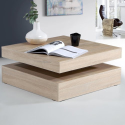 Stolik obrotowy Coffee Tables CFTT4181 dąb sonoma