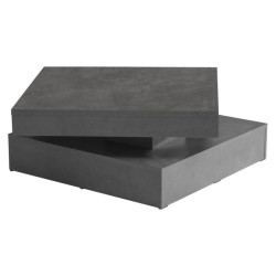 Stolik obrotowy Coffee Tables CFTT4181 beton ciemnoszary