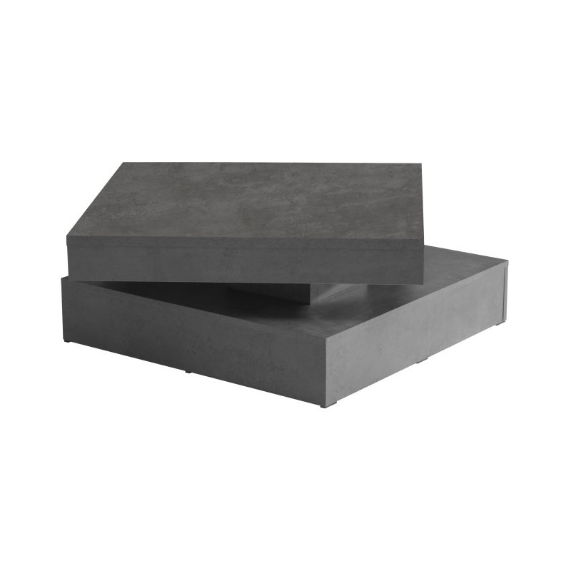 Stolik obrotowy Coffee Tables CFTT4181 beton ciemnoszary