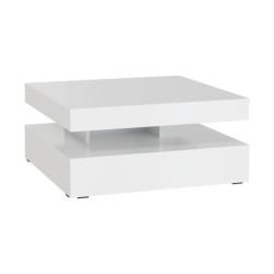 Stolik obrotowy Coffee Tables CFTT4181 biały połysk