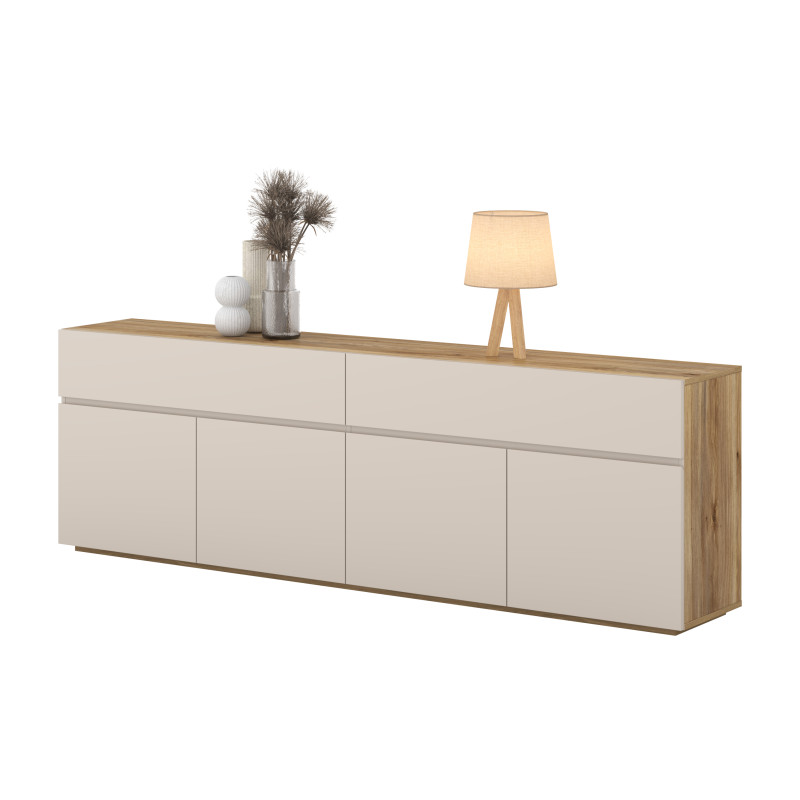 Komoda Criss Typ 25 Dąb Mauvella/Kaszmir Helvetia Wieruszów