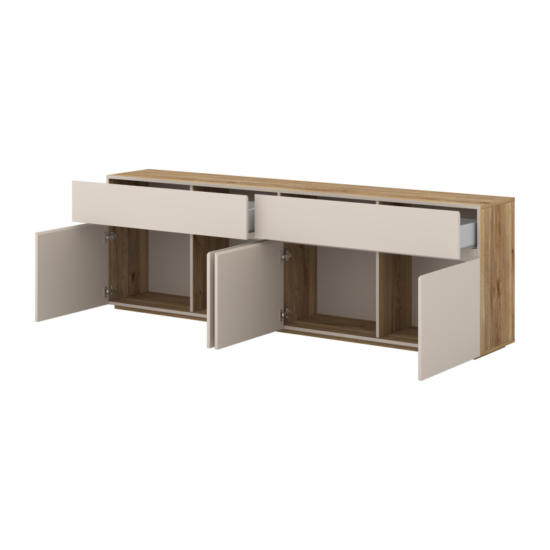 Komoda Criss Typ 25 Dąb Mauvella/Kaszmir Helvetia Wieruszów