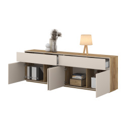 Komoda Criss Typ 25 Dąb Mauvella/Kaszmir Helvetia Wieruszów