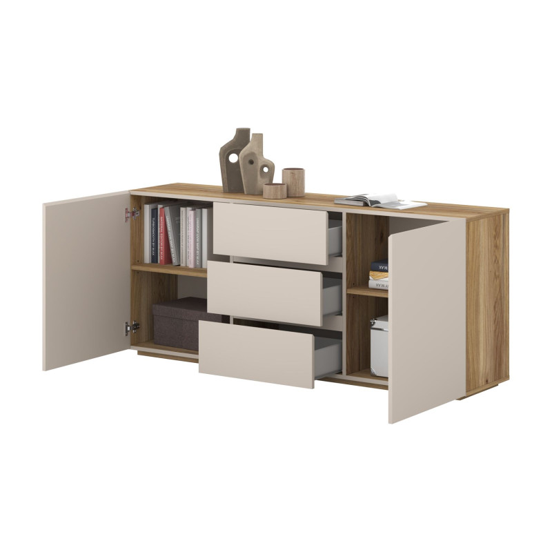 Komoda Criss Typ 26 Dąb Mauvella/Kaszmir Helvetia Wieruszów