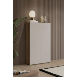 Wysoka komoda 2D Criss Typ 42 Dąb Mauvella/Kaszmir Helvetia Wieruszów