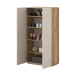 Wysoka komoda 2D Criss Typ 42 Dąb Mauvella/Kaszmir Helvetia Wieruszów