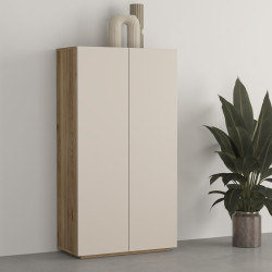 Wysoka komoda 2D Criss Typ 42 Dąb Mauvella/Kaszmir Helvetia Wieruszów