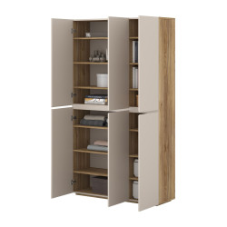 Wysoka komoda 6D Criss Typ 78 Dąb Mauvella/Kaszmir Helvetia Wieruszów