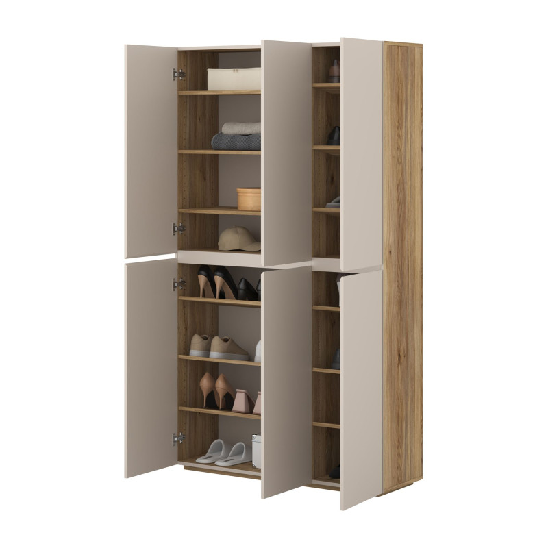 Wysoka komoda 6D Criss Typ 78 Dąb Mauvella/Kaszmir Helvetia Wieruszów