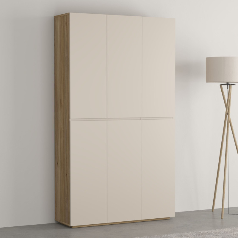 Wysoka komoda 6D Criss Typ 78 Dąb Mauvella/Kaszmir Helvetia Wieruszów