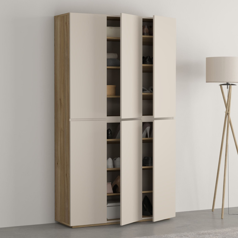 Wysoka komoda 6D Criss Typ 78 Dąb Mauvella/Kaszmir Helvetia Wieruszów