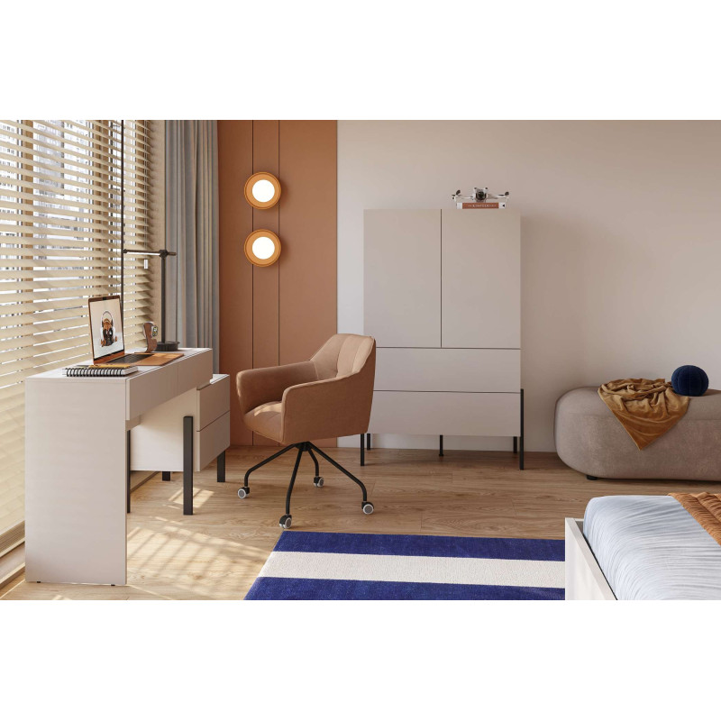 Łóżko 100x200 Jukon S kaszmir Helvetia