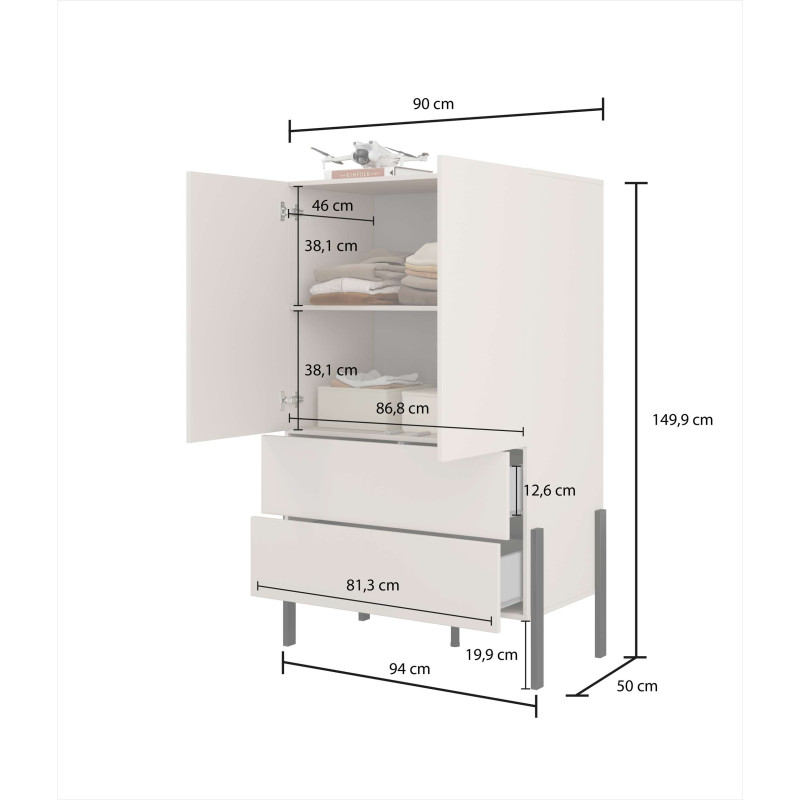 Bieliźniarka 2D2S Jukon S Typ 38 Kaszmir Helvetia Wieruszów