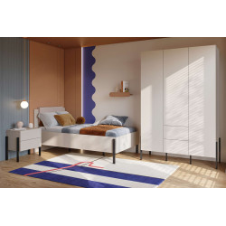 Jukon S łóżko 160 z pojemnikiem i stelażem