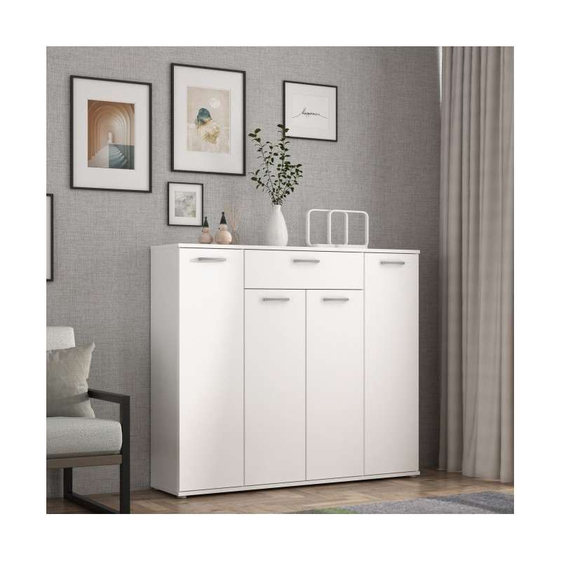 Komoda 140 cm Rypsyma RPSK341 biały