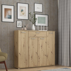 Komoda 140 cm Rypsyma RPSK341 dąb artisan