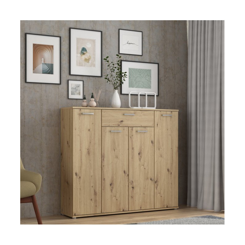 Komoda 140 cm Rypsyma RPSK341 dąb artisan