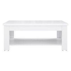 Stolik kawowy z podnoszonym blatem 110x65 cm Duro DURT511 biały