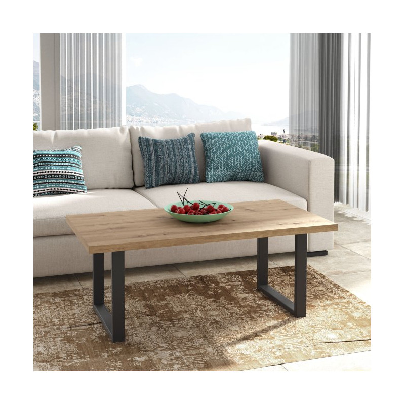 Stolik okolicznościowy Coffee Tables OSTT503 dąb artisan/czarny