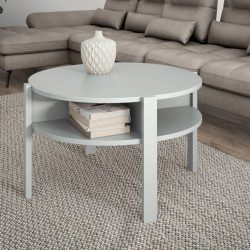 Stolik kawowy okrągły 75x75 cm Coffee Tables CFTT5024 secret grey