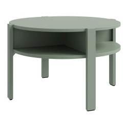 Stolik kawowy okrągły 75x75 cm Coffee Tables CFTT5024 szałwia