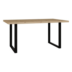 Stół do jadalni 160x90 cm Tables TBLT442 dąb artisan/czarny