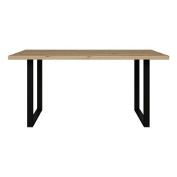 Stół do jadalni 160x90 cm Tables TBLT442 dąb artisan/czarny