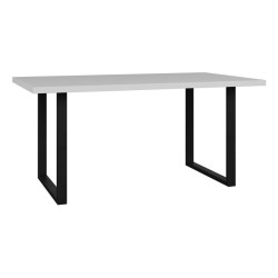 Stół do jadalni 160x90 cm Tables TBLT442 biały/czarny
