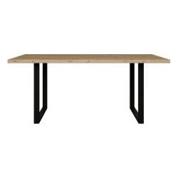 Stół do jadalni 180x90 cm Tables TBLT443 dąb artisan/czarny