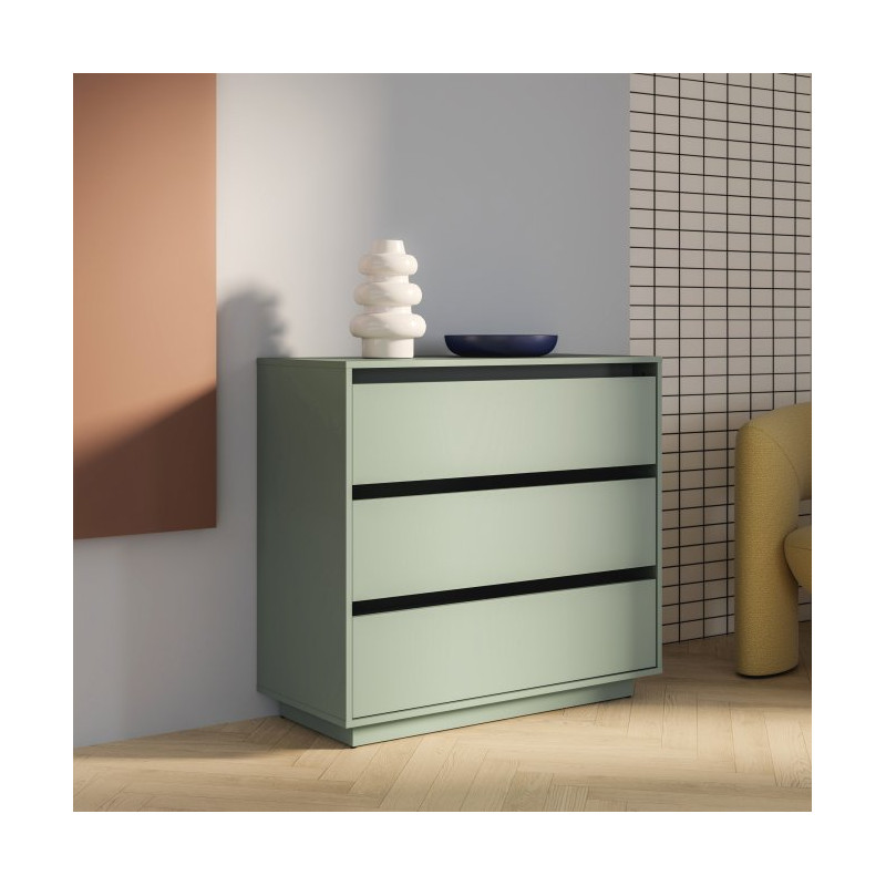 Komoda z szufladami Tahoe TAHK211 szałwia