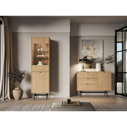 Witryna Reynos 02 Dąb Mavelie Ml Meble