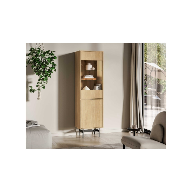 Witryna Reynos 02 Dąb Mavelie Ml Meble