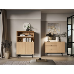 Regał Reynos 03 Dąb Mavelie Ml Meble